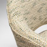 Model 71 Dining Chair in Green-Yellow