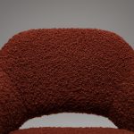 Model 71 Dining Chair in Alpaca and Mohair Bouclé