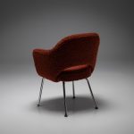Model 71 Dining Chair in Alpaca and Mohair Bouclé