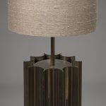 ‘Colonna’ Large Sculptural Metal Table Lamp