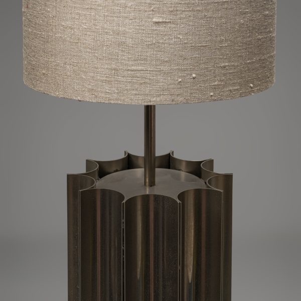 ‘Colonna’ Large Sculptural Metal Table Lamp
