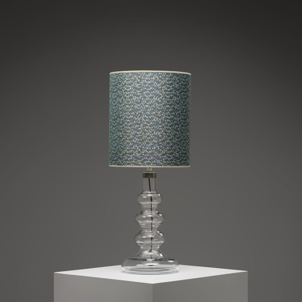 Large Glass Table Lamp