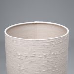 Sculptural Hand-Carved Wood Table Lamp
