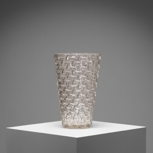French Mid Century Modern Arrows Vase, circa 1960s.