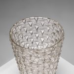 French Mid Century Modern Arrows Vase, circa 1960s.