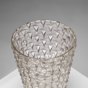 French Mid Century Modern Arrows Vase, circa 1960s.