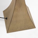 Nickel-Plated Brass Table Lamp