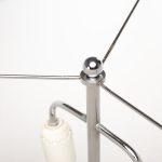 Nickel-Plated Brass Table Lamp