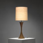Nickel-Plated Brass Table Lamp
