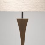 Nickel-Plated Brass Table Lamp