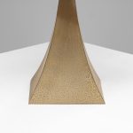 Nickel-Plated Brass Table Lamp