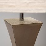 Nickel-Plated Brass Table Lamp