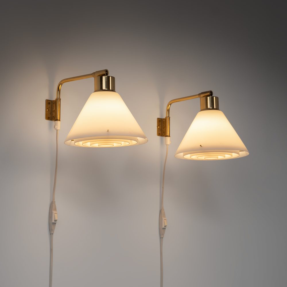 Model 8182 wall lamp, set of 2