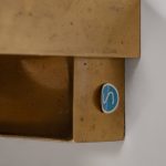 Model 4150 Brass Wall Lamp with Rotatable Screen