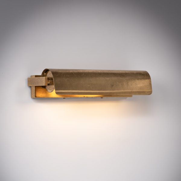Model 4150 Brass Wall Lamp with Rotatable Screen