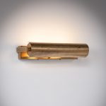 Model 4150 Brass Wall Lamp with Rotatable Screen