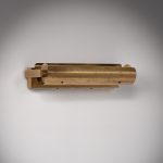 Model 4150 Brass Wall Lamp with Rotatable Screen