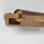 Model 4150 Brass Wall Lamp with Rotatable Screen