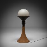 Large Earthy Ceramic Floor Lamp