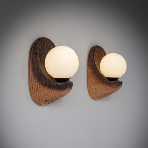 Earthy Ceramic Wall Lamp, Set of 2