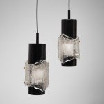 ‘Ice’ Glass Pendant, set of 4