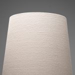 ‘ML1’ Sculptural Glass Table Lamp with Rubelli Shade