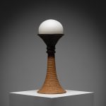 Large Earthy Ceramic Table Lamp