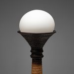 Large Earthy Ceramic Table Lamp