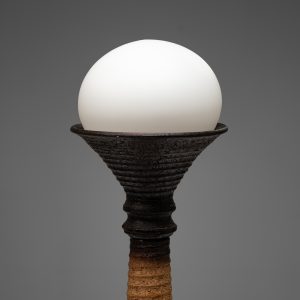 Large Earthy Ceramic Table Lamp