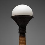 Large Earthy Ceramic Table Lamp