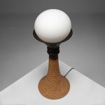 Large Earthy Ceramic Table Lamp