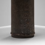 Brown Glazed Stoneware Table Lamp